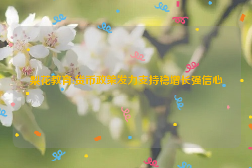 梨花教育:货币政策发力支持稳增长强信心